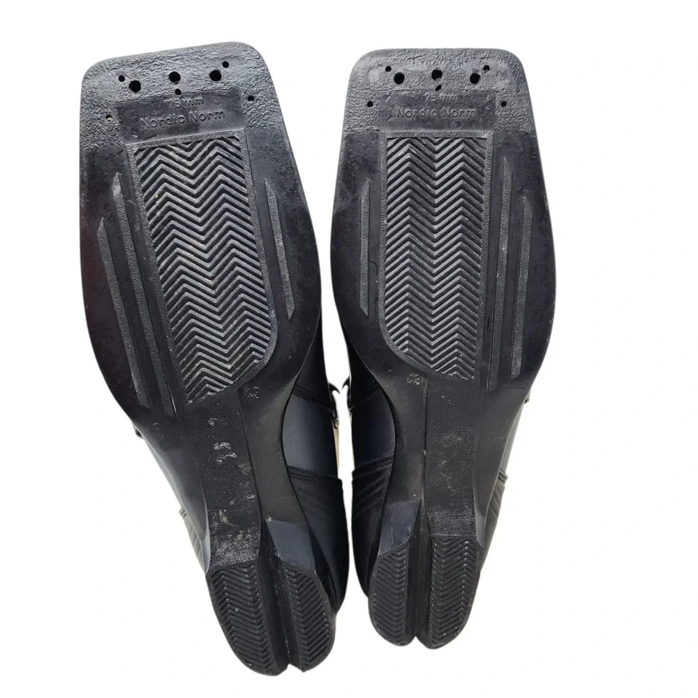 Alpina Blazer Ski Boots 43 US 10 Mens Black 75mm Nordic Norm 3-Pin Cross Country